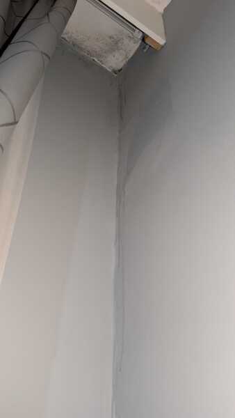 Black mould in hotel room. Pic attached.