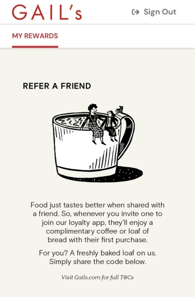 Gail’s promo code
