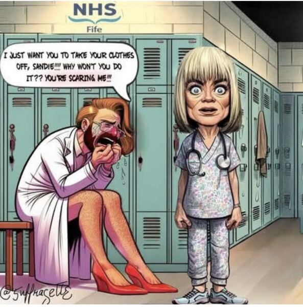 So Doctor “ Beth “ Upton is off to pastures new , leaving a large ongoing bill for NHS Fife