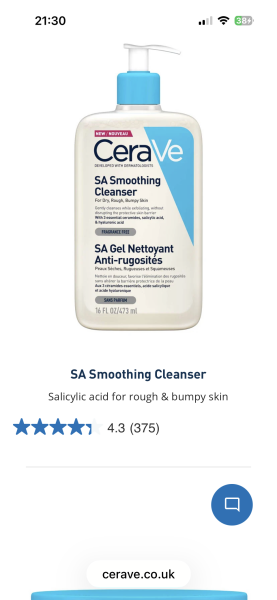 Anyone have experience of keratosis pilaris on the face?