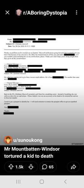 Palace PR strategy in the wake of AMW-Epstein scandal
