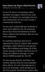 Louise Thompson and surrogacy