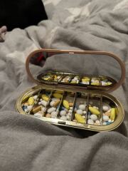 Pill organiser that doesn't look like a pill organiser