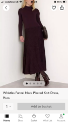 I need a long sleeved woollen purple bodycon dress