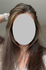 38 and done with dye, growing out my grey hair