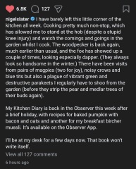 The Nigel Slater Christmas Chronicles Readalong 2025/6 Part 4