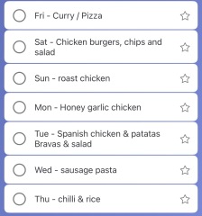 How much is the weekly food shop?!