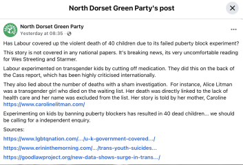 BBC interview with Cass. 'Both sides weaponised'