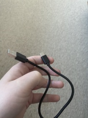 To ask for help charging a power bank? So confused.