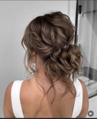 What length hair do I need for a low updo?