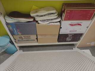 It’s boring but - shoe storage?