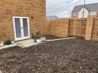 7m by 7m garden new build, is this too small? Based in the north east and the house is a detached 3 bed.