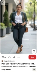 Smart casual summer clothes for trip - plus size