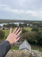 Show me your ‘dainty’ engagement rings :)