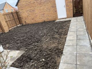 7m by 7m garden new build, is this too small? Based in the north east and the house is a detached 3 bed.