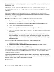 Women’s Rights Network imploding