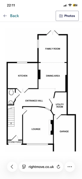 Knocking through kitchen - what would you do with this floor plan..