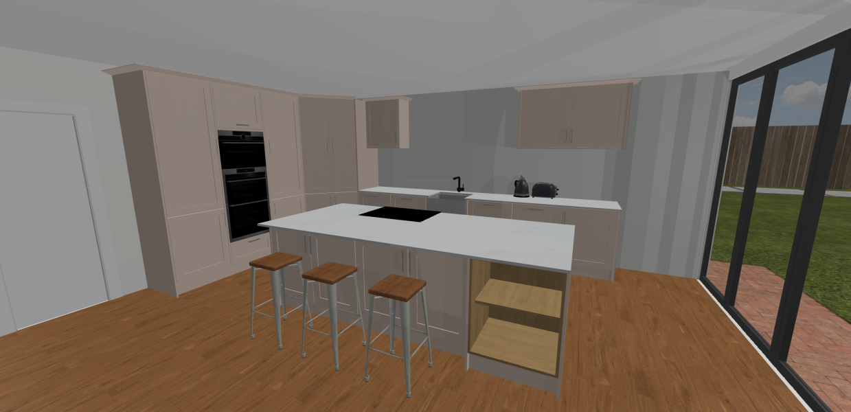 Extension kitchen and utility layout: any tips for family and dog? (images/plan included)