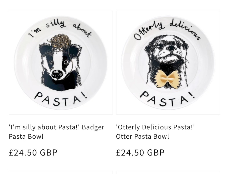 Beautiful pasta bowls