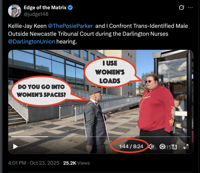 Kellie-Jay Keen (AKA Posie Parker) removed from IWD event by police