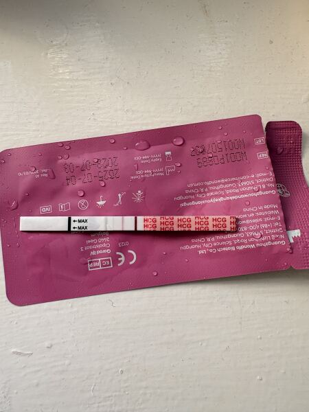 Positive pregnancy test after miscarriage