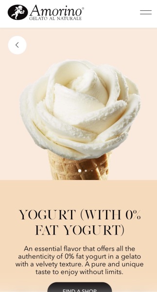 'Fat Free' gelato in Amorino - that's not fat-free at all!