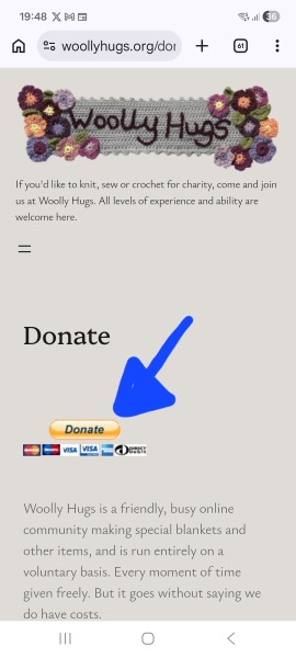 Woolly Hugs. A blanket for lovely wafflenose who has tragically lost her daughter. Can you help us please?