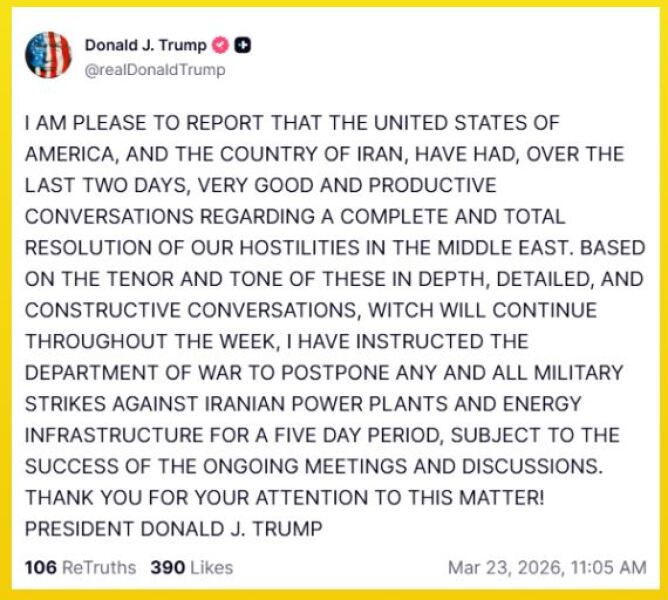 Trump throwing a lot of people under the bus because of stock markets?