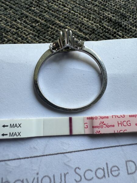 Faint pos? Or evap!