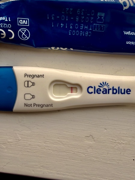 9DPO faint test line after a year TTC, line eyes or shadow?
