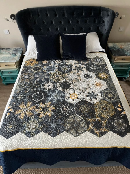 I made a quilt for my DB's birthday present