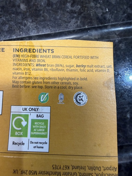 Awful new recipe Kellogg's All-Bran