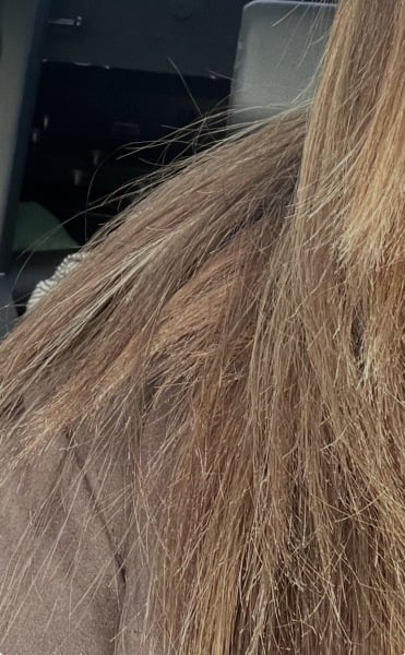 To think I have the right to be upset about my hair?