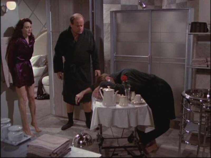 Does anyone have a table in their shower?