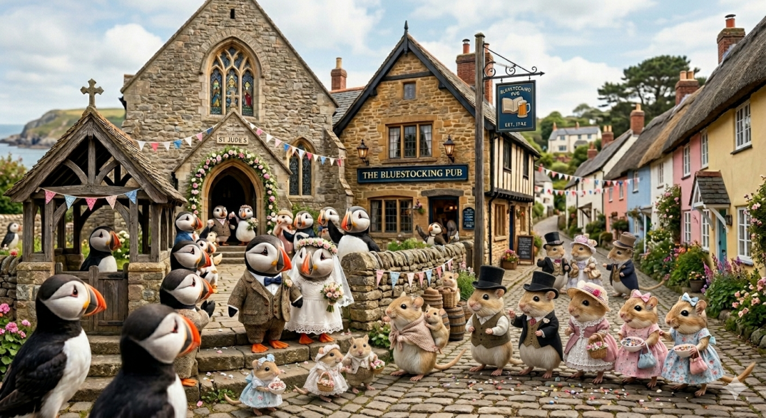 The Bluestocking Inn, cocktails and cocoa and all