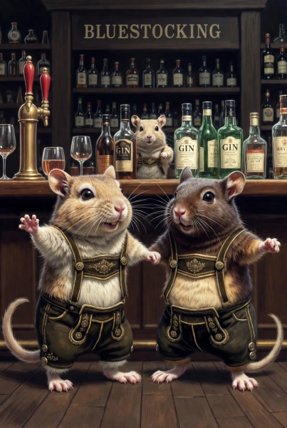 The Bluestocking Inn, cocktails and cocoa and all