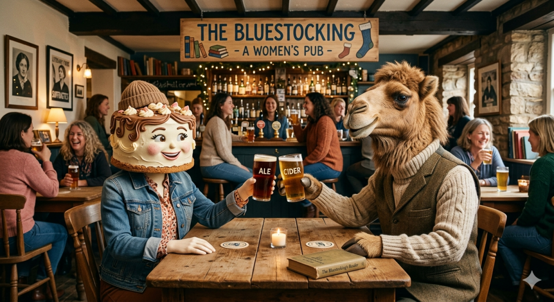 The Bluestocking  women's Pub- spring is sprunging and MN's name generator can do one!