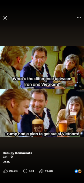 "War, huh, good God, what is it good for? Absolutely nothing!" - Trump Thread #157