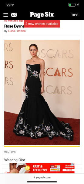 Oscars Fashion 2026 - love or hate the fashion not the bodies wearing it!
