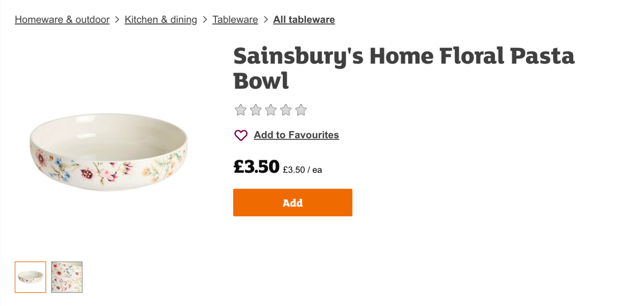 Beautiful pasta bowls