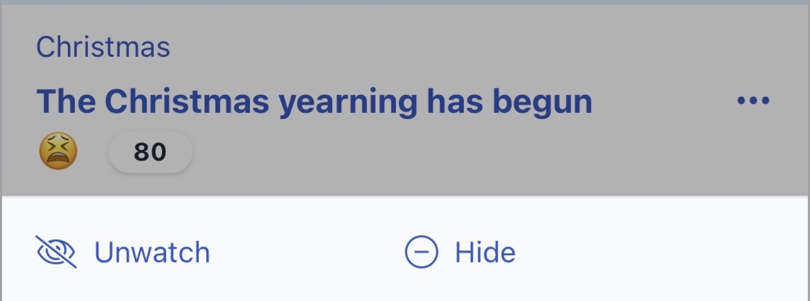 The Christmas yearning has begun 😫
