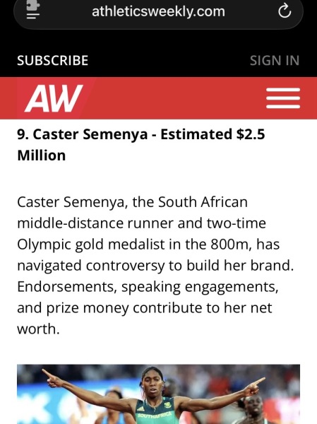 Poor Semenya