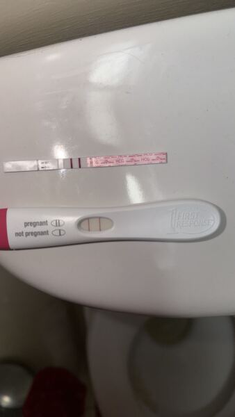 5+4 pregnant today, ivf baby!