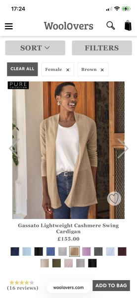 Camel cardigan
