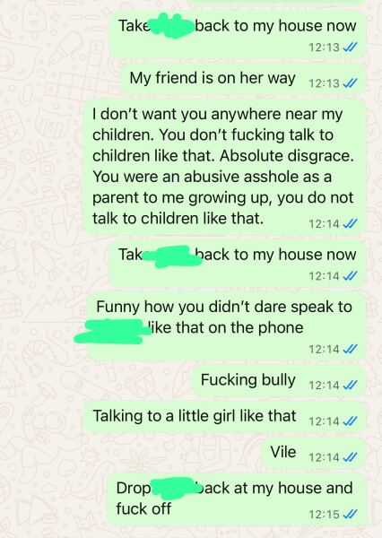 How to handle this situation with my dad