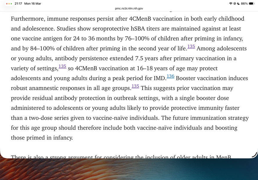 Meningitis outbreak
