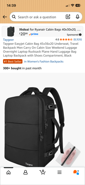 Cabin bag and wedding outfit!