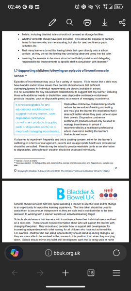 School wants my 10-year-old in nappies due to bowel issues