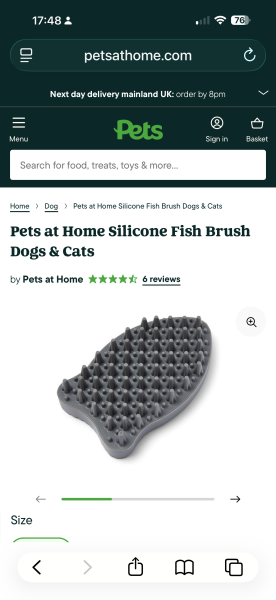 What do you use to brush your skinny / boney / whippet type dog?