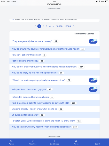 Mumsnet layout broken - unusable - help!